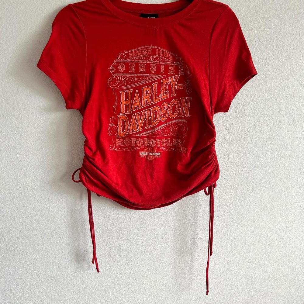 super unique harley davidson tie top☆

💫size-L
💫condition-no flaws or stains